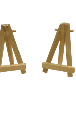 Remise Lot de 2 mini chevalets en bois – 7,5 x 5,5 cm
