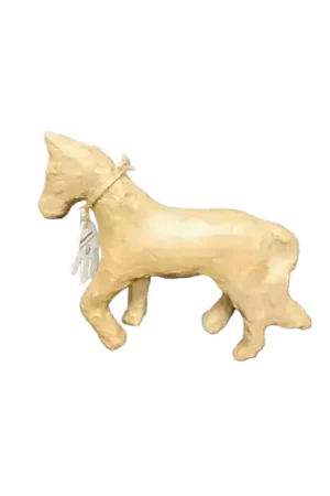 Bon Plan Cheval Décopatch en Papier Mâché – 4 x 13 x 11 cm