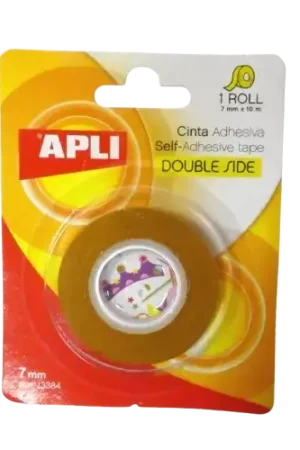 Prix Réduit Ruban adhésif double face APLI – 7 mm x 10 m
