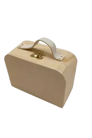 Prix Réduit Petite Valise en Bois – 13 x 9,5 x 6 cm