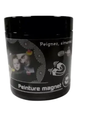 Produit De Marque Peinture noire magnétique 250 ml – DIY et décoration