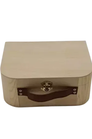 Valisette en Bois – 23 x 17 x 9 cm Offre Spéciale