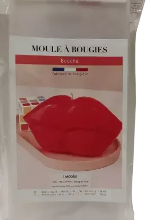 Moule à Bougies “Bouche” GRAINE CREATIVE – 19 x 10 cm Solde