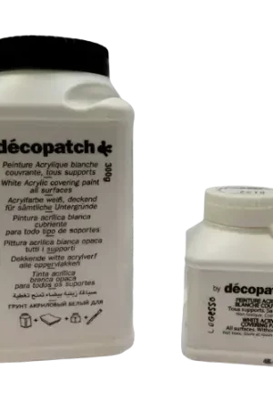 Expédition Rapide Peinture Acrylique Gesso – 70 ou 300 g – DECOPATCH