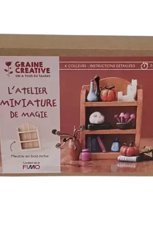 Promotion Saisonnière Kit Fimo « L’atelier miniature de la magie » – Graine Creative