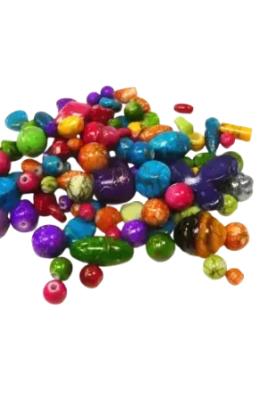 Lot de Perles Opaques Acrylique – 8 Couleurs Assorties Nouvelle Collection