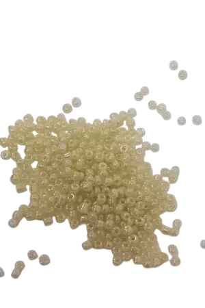 Prix Réduit Perles de Rocaille Jaune Paille Nacrée 3 mm – 100 g