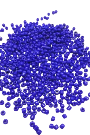 Perles de rocailles bleues 2 mm – 15 g, 100 g ou 500 g Solde