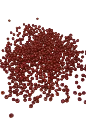 Perles de rocailles bordeaux – 2 mm – 15 g, 100 g ou 500 g Offre Limitée