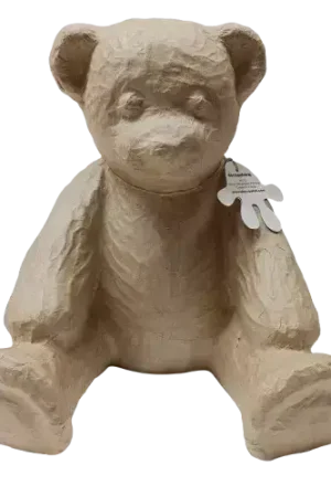 Prix Réduit Ourson XL Décopatch en papier mâché – 38 x 30 x 35 cm
