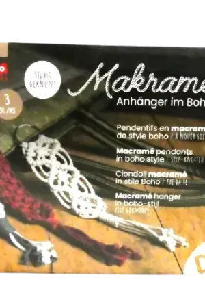 Seulement Aujourd'hui Kit Pendentif en Macramé GLORX – DIY