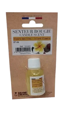 Senteur bougie fleurs des îles 27 ml Graine Créative Meilleur Choix