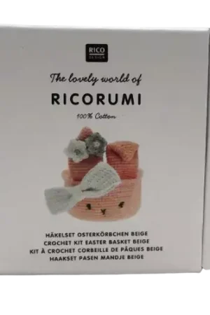 Vente Flash Kit crochet "Corbeille Lapin" RICO DESIGN