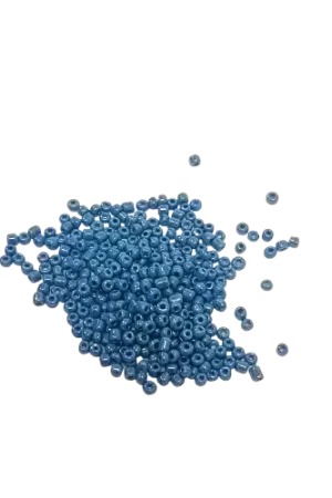 Offre Limitée Perles de Rocaille Bleu Nacré 3 mm – 100 g