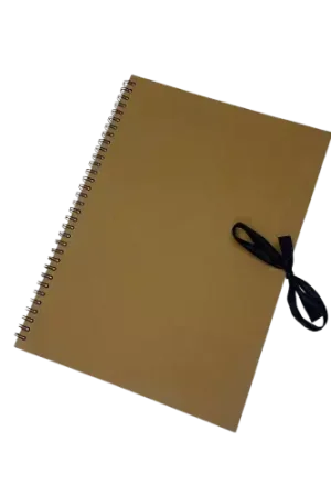 Album Kraft A4 – 80 Pages Blanches – 21 x 29,7 cm Offre Limitée