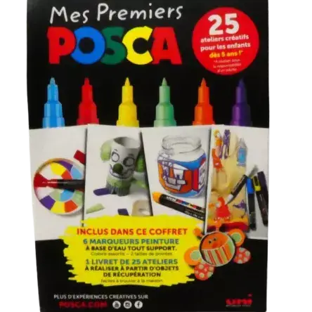 Remise Mes Premiers Posca x6 – Coffret DIY