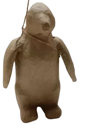 Pingouin Décopatch en papier mâché – 14 x 14 x 20 cm Prix Cassé