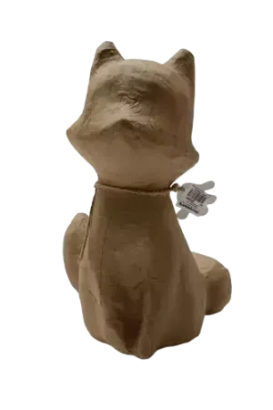Renard Décopatch en papier mâché – 14 x 11 x 20 cm Marque