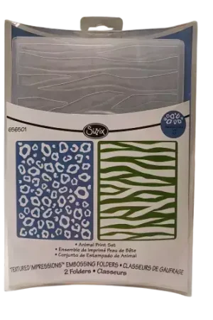 Classeur de Gauffrage SIZZIX – 2 motifs animaux 11 x 16 cm Top Vente