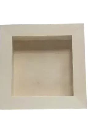 Nouvelle Collection Cadre vitrine en bois – 21 x 21 x 3,8 cm