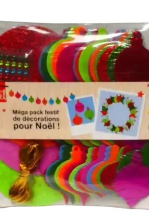 Méga pack festif de décorations de Noël Offre Exclusive