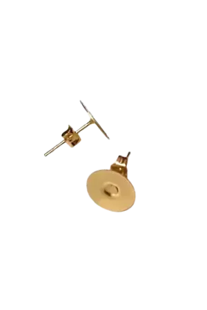 Supports Boucles d'Oreilles Clous Plateau 10 mm Promotion Saisonnière