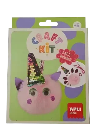 Produit De Marque Craft Pompon Licorne APLI – Kit créatif enfant