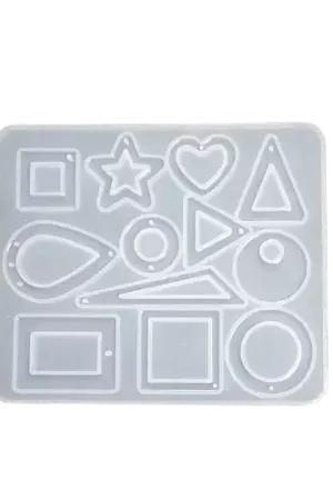 Moule silicone pendentifs 117 x 98 x 4~5 mm Top Vente