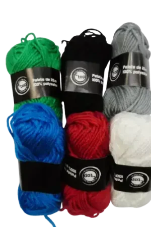 Acheter En Ligne Pelotes de Laine x 6 – 2 Lots au Choix – 25 m – 100% Polyester