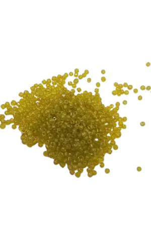 Haute Qualité Perles de rocaille jaune 3 mm