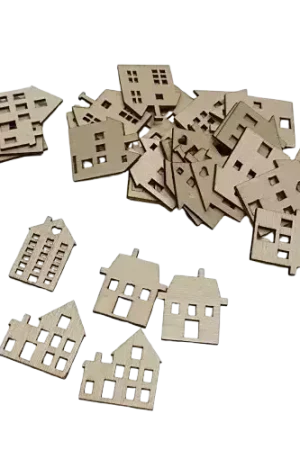 Expédié Aujourd'hui Embellissements maisons en bois x30 – 3 cm