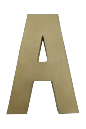 Grand alphabet papier mâché 20 cm Commande En Gros