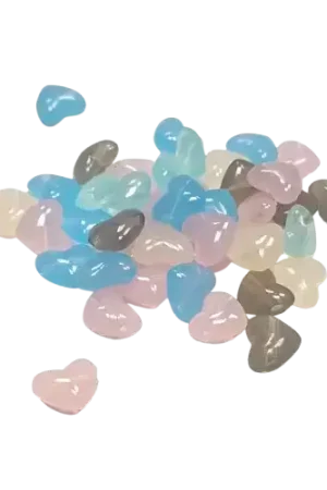 Perles cœurs pastels – 1,7 x 1,5 cm – 40 g environ Meilleur Prix