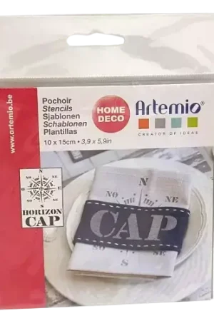 Prix Cassé Pochoir Artemio 10 x 15 cm “Cap Horizon” – DIY, scrapbooking et loisirs créatifs