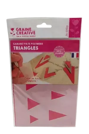 Gabarits pâte polymère – 3 modèles au choix Graine Creative Jusqu'à Épuisement Des Stocks