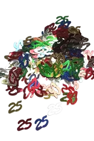 Dernière Chance Sequins “Jubilée paillettes 25” Rayher – Sachet 12 g pour décorations festives