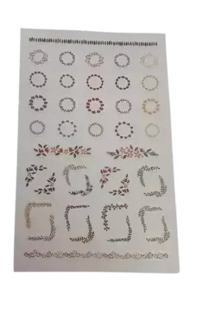 Soldes Stickers INNSPIRO – Planche 9 x 18,5 cm