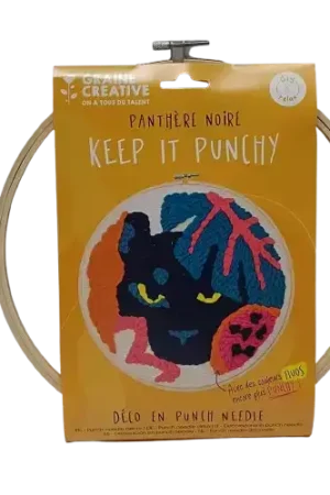 Kit punch needle panthère – Graine Creative Offre Limitée