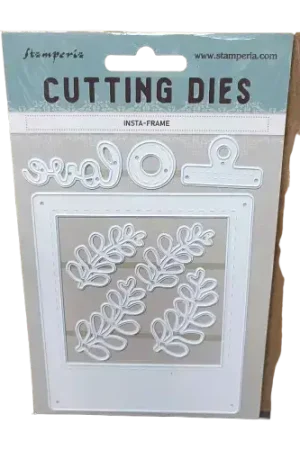 Lot de 8 matrices Stamperia "Insta-Frame" 2 à 12 cm Meilleur Choix