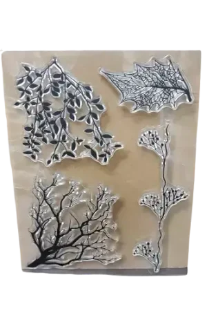 Tampons transparents Stamperia "Herbarium Silvae" 14 x 18 cm Expédition Rapide