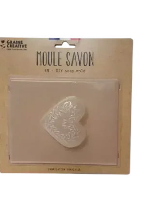Moule à savon Graine Créative – Cœur – 8 x 7 cm Meilleure Vente