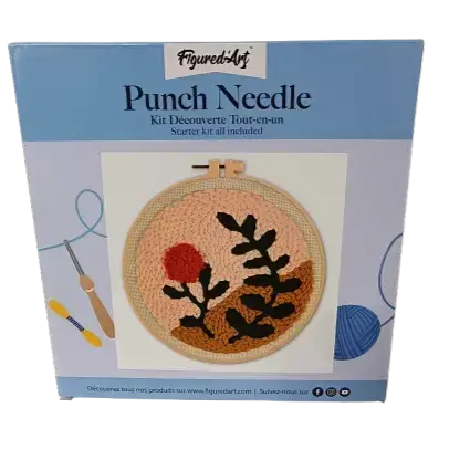 Achat Immédiat Kit Punch Needle Figure d’art – Divers modèles au choix