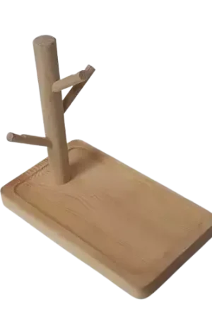 Commander Maintenant Porte bijoux en bois avec plateau – 17 x 15,4 x 9,8 cm