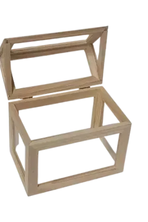 Prix Choc Mini serre en bois et plexi – 15,5 x 15,5 x 10 cm