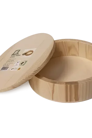 Offre Limitée Boîte ronde en bois – couvercle aimanté 16,5 x 5 cm