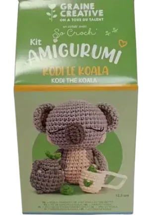 Commander Vite Kit Crochet Amigurumi “Kodi le Koala” – Graine Creative