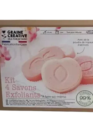 Kit 4 Savons Exfoliants – Graine Creative Livraison Express