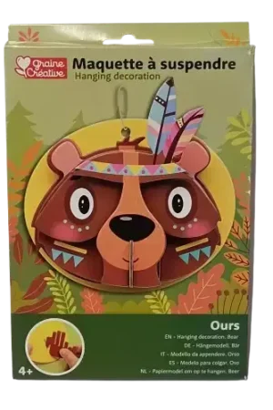 Petit Prix Maquette à Monter et Suspendre “Ours” – Graine Creative