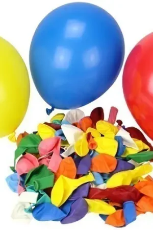 Ballons ronds, couleurs vives - 100 pièces Satisfait Ou Remboursé