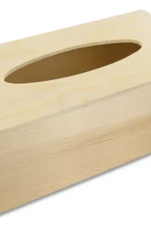 Soldes Boîte à mouchoirs en bois